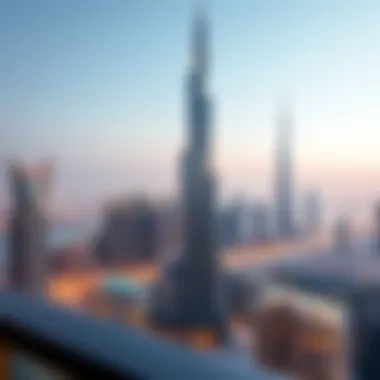 Dubai's Skyline: A Testament to Al Azizi's Architectural Brilliance Stunning view of Dubai's skyline featuring Al Azizi Construction projects