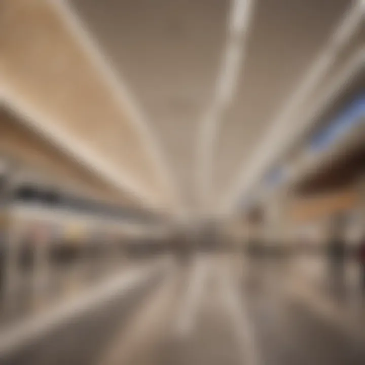 Interior view of Al Ghurair Metro Station highlighting its modern amenities and passenger facilities