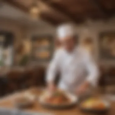 Culinary Fusion at Al Seef An exquisite dish representing the fusion of traditional and modern cuisines