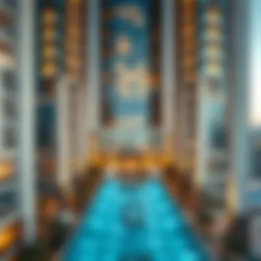 Ayedh Tower Architecture Stunning view of Ayedh Tower showcasing its modern architecture