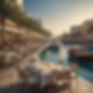 Indulgence: Waterfront Dining and Leisure Experiences Luxurious lifestyle with waterfront dining and leisure activities
