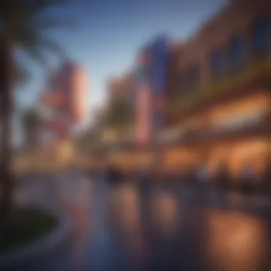 Vibrant Attractions Near City Walk Hotel Nearby attractions around City Walk Hotel, highlighting vibrant city life