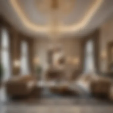 Opulent Interiors at Damac Maison Elegant interior design reflecting the opulence of Damac Maison