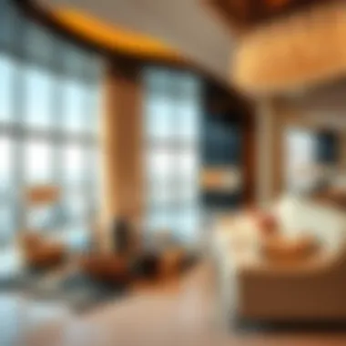 Opulent Living Spaces in Damac Towers Luxurious interiors of a penthouse in Damac Towers