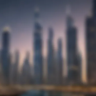 Modern Architectural Marvels of Dubai Marina Stunning skyline of Dubai Marina showcasing modern architecture