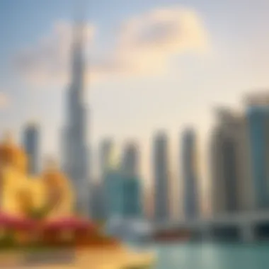 Dubai's European-Inspired Skyline Stunning skyline of Dubai showcasing European architectural influence