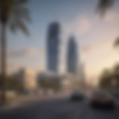 Modern Architecture in Al Hilal Vibrant skyline of Al Hilal area showcasing modern architecture