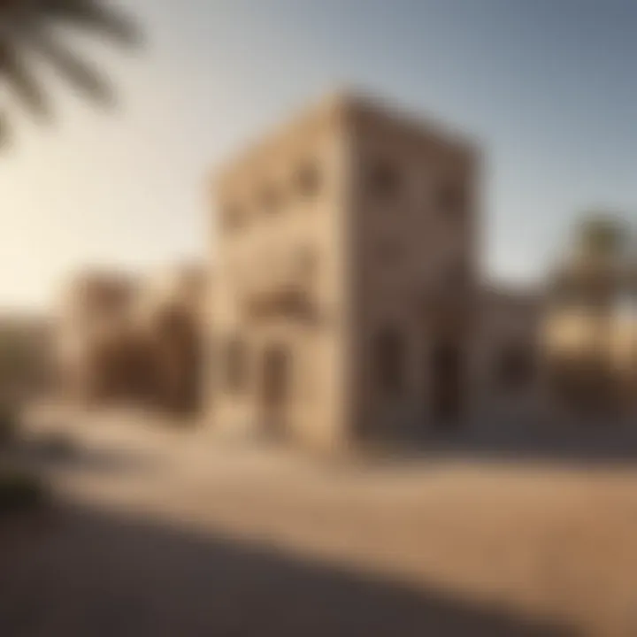 Historic buildings in Al Quoz illustrating the area’s rich heritage