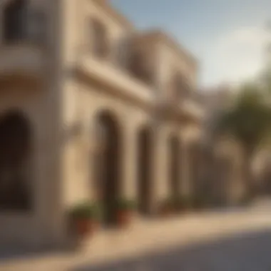Modern amenities seamlessly integrated within the historical context of Al Seef Heritage Village