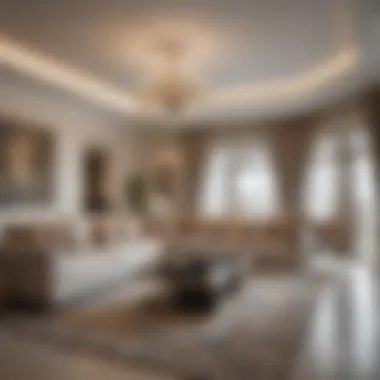 Luxurious living room in an Al Warqa apartment