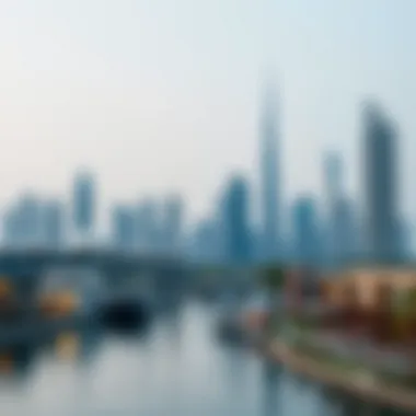 Creek Waters Skyline Stunning view of Creek Waters skyline in Dubai