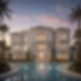 Luxury villas in Emirates Hills showcasing architectural grandeur