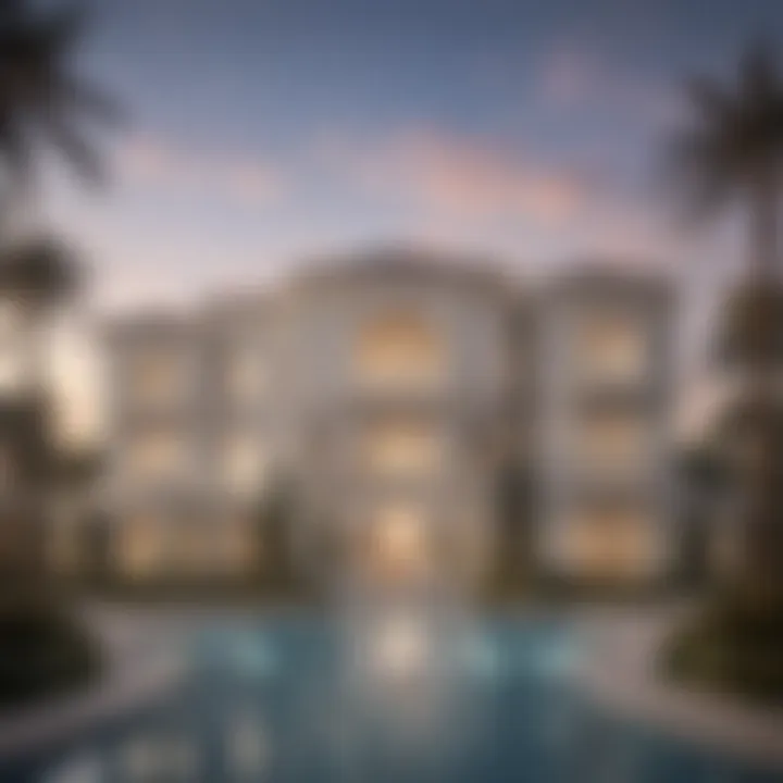 Luxury villas in Emirates Hills showcasing architectural grandeur