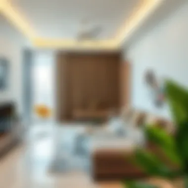 Stylish Living Space in Karama Modern Flat Interior in Karama