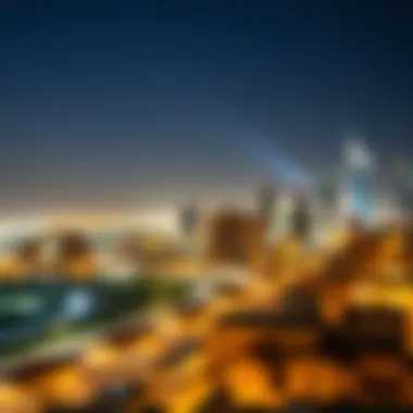 Breathtaking Skyline of Al Qusais Scenic view of Al Qusais skyline