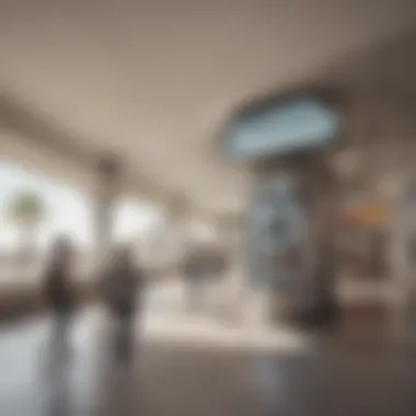 Passenger Amenities at Jumeirah Beach Metro Station Interior of the Jumeirah Beach Metro Station highlighting passenger amenities.