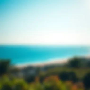 Breathtaking Panoramic View of Marena Beach Panoramic view of Marena Beach showcasing its pristine shoreline