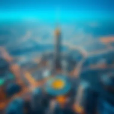Strategic Location of Mercedes Tower Aerial view highlighting the strategic location of Mercedes Tower within Dubai