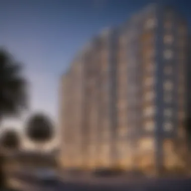 Architectural Elegance of Pearl Marina Hotel Apartment A stunning view of the Pearl Marina Hotel Apartment exterior showcasing its architectural elegance