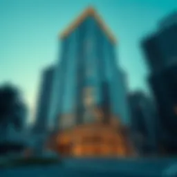 Exterior view of Silver Tower showcasing its modern architecture