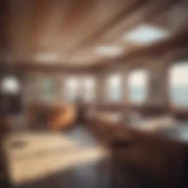 Inspiring Interior of the Boat Studio Interior setup of the Boat Studio with creative spaces for artists