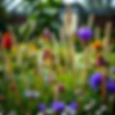Diverse Plant Species in Miracke Garden Close-up of diverse plant species thriving in the Miracke Garden