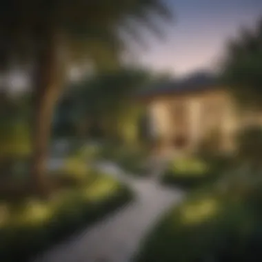Greenery and Serenity in Garden Home Oud Metha Lush green spaces in Garden Home Oud Metha