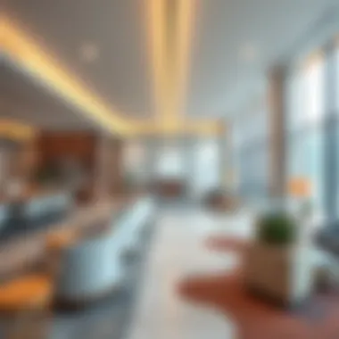 Client Engagement Areas in the Omniyat Sales Office Interior design of the Omniyat Sales Office highlighting client engagement areas