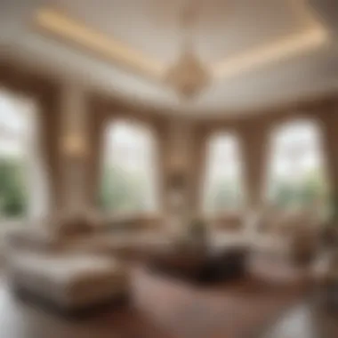 Cozy Living Space in a Rashidiya Villa Charming living room of a villa