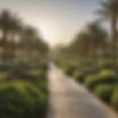 A Panoramic View of Zabeel Park Panoramic view of Zabeel Park showcasing its lush greenery and recreational areas