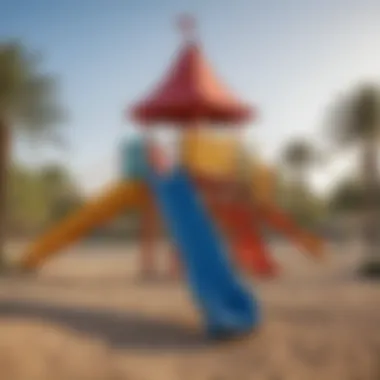 Children enjoying the playground facilities at Zabeel Park