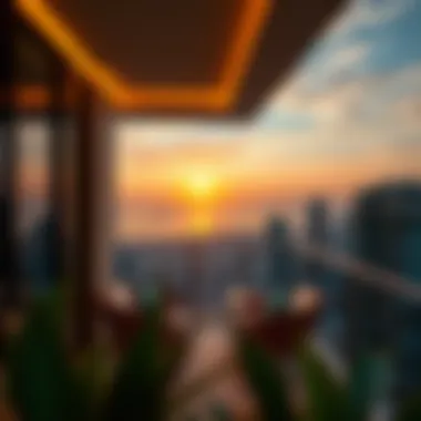 Breathtaking Views from Five Jumeirah Village Panoramic view from the penthouse balcony