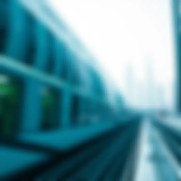 Futuristic concept of expanded metro services in Dubai enhancing urban mobility