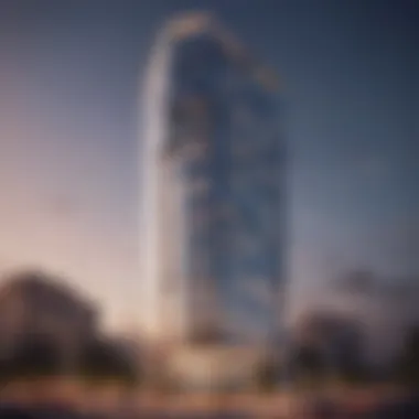 Icon Tower: Architectural Brilliance Stunning view of Icon Tower showcasing its architectural brilliance