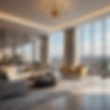 Luxurious Interiors of Icon Tower Luxurious residential interiors within Icon Tower