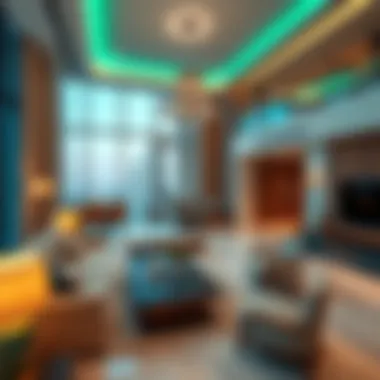 Upscale Apartment Design in Dubai Luxury apartment interior highlighting upscale design
