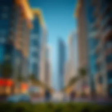 Property Investment Opportunities in Ajman Investors discussing property opportunities in a vibrant urban setting
