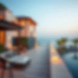 Luxurious beachfront villa at Jannah Resorts