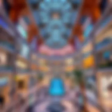 Architectural Marvel of Jumeirah Beach Mall Stunning view of Jumeirah Beach Mall's architectural design
