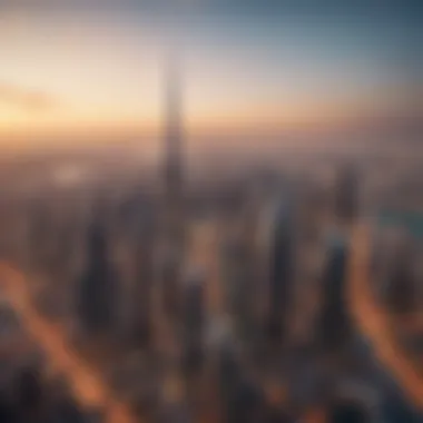 Dubai Skyline with Future Developments Stunning skyline of Dubai showcasing offplan developments
