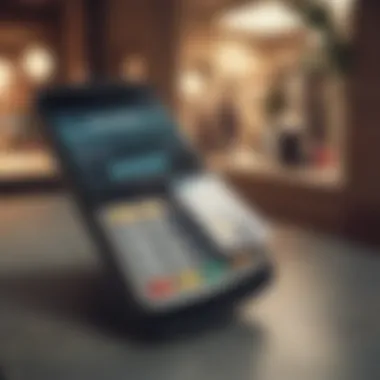 A digital payment process on a mobile device