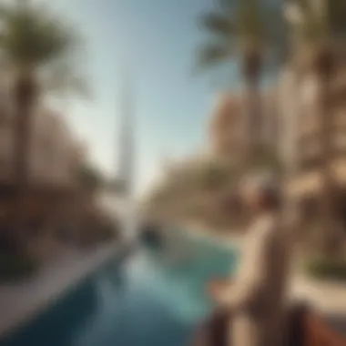 Navigating Options for Travelers in Dubai A traveler pondering options in Dubai