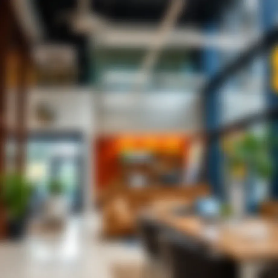 A modern office of a reputable real estate company