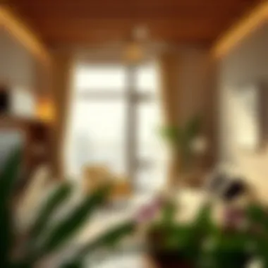 Adopting Energy-Saving Strategies Illustration of energy-saving practices in a home