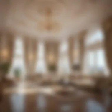 Opulent Interiors of Pearl Residence Luxurious interior design of a living space in Pearl Residence.