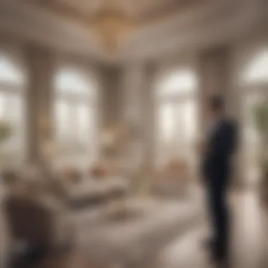 Broker-Client Consultation: Navigating Property Investments Real estate broker discussing property investment with clients