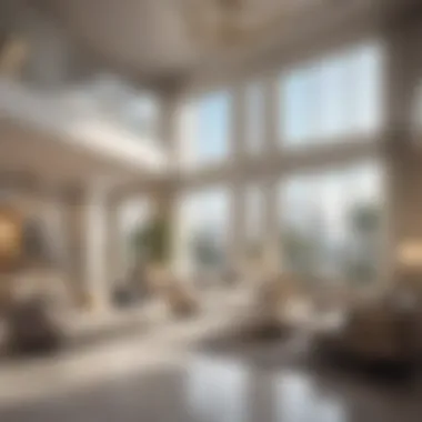 Inside a Modern Property: A Glimpse of Dubai's Real Estate Interior of a modern Dubai property for sale