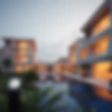 Luxury Properties in Dubai Expansive view of a luxury residential property