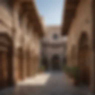 Architectural Elegance of Souk Al Bawadi Architectural details of Souk Al Bawadi