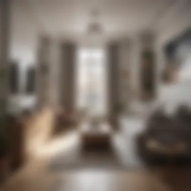 Maximizing Space in Studio Living Trendy studio apartment showcasing smart storage solutions